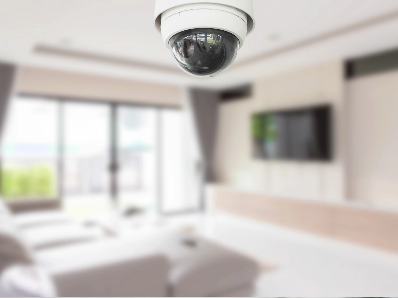 Cámara de seguridad instalada en vivienda en Pilar de la Horadada